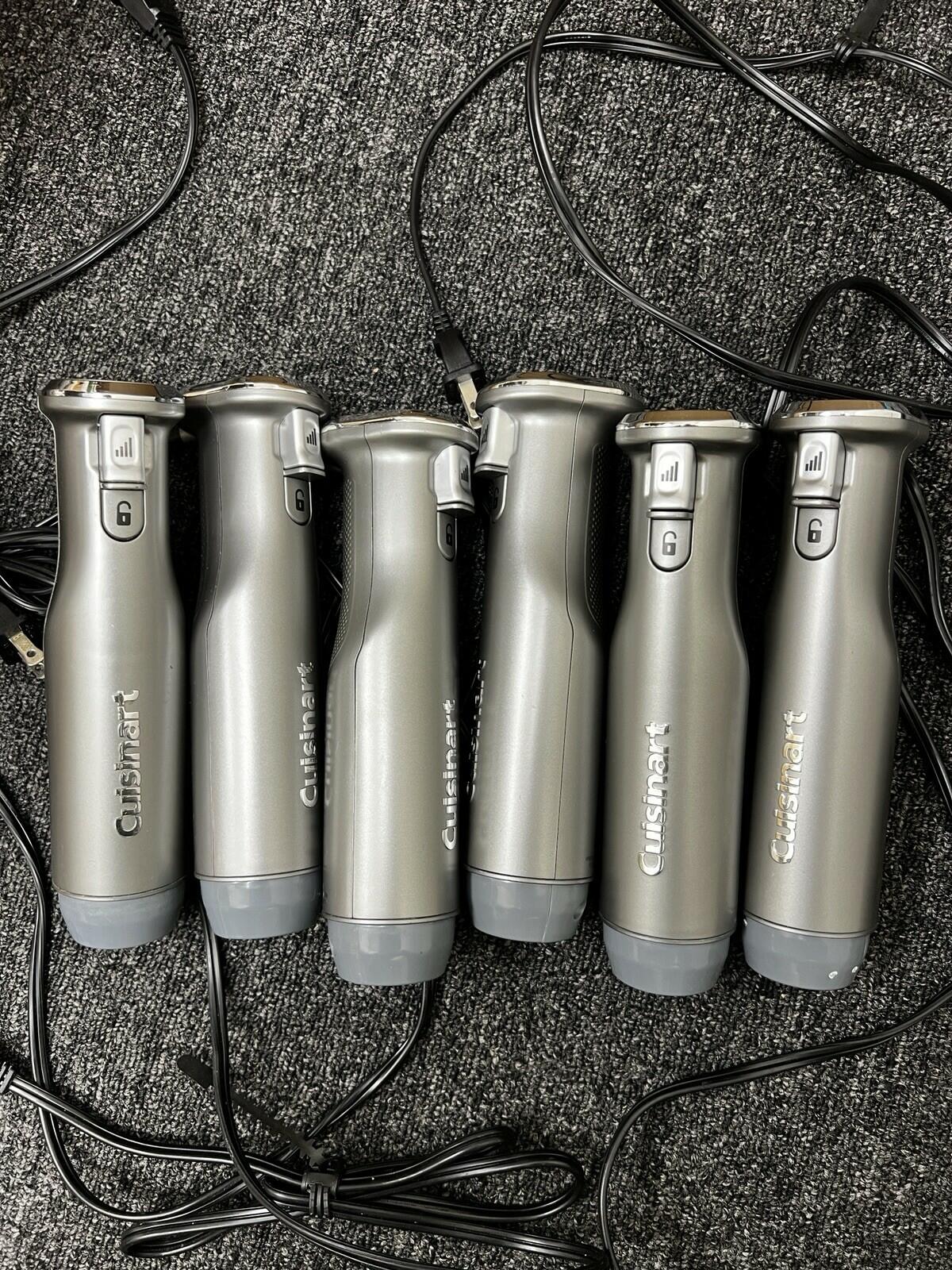 [Salvage] Lot Of 6 Cuisinart HB-400PC Immersion Blender Motor Body Variable Speed