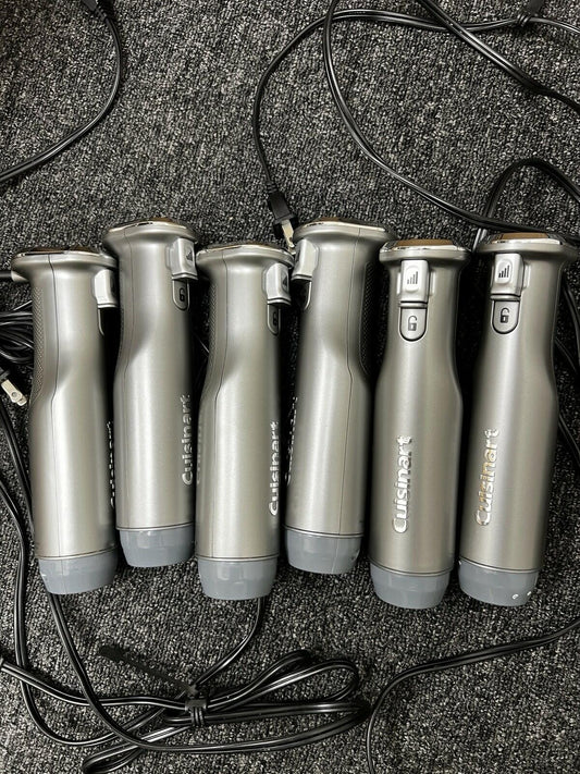 [Salvage] Lot Of 6 Cuisinart HB-400PC Immersion Blender Motor Body Variable Speed
