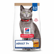 BestBy12/25 Hill's Science Diet Adult 7+ Dry Cat Food Chicken Brown Rice 3.5 lb