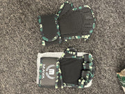 MAVA Padded Weight Lifting Gloves with Wrist Support Fingerless Black, Small