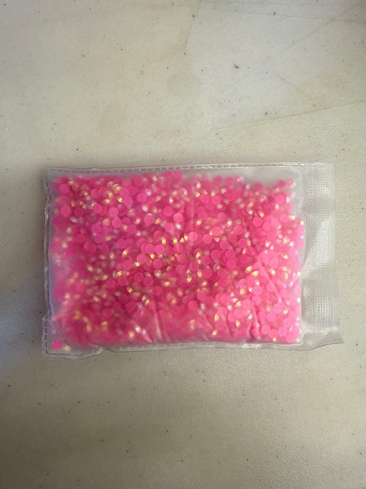 AB Rhinestones 4mm Flatback Jelly & Clear Pink 3000pcs Craft Gems