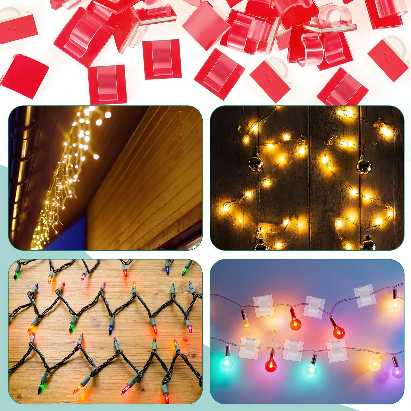 Cable Clips Self Adhesive Wire Organizer Holder White Large 120 Pieces