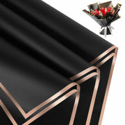 FUHITIM 20 Sheets Flower Wrapping Paper Waterproof Marble White Bouquet