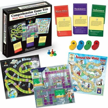 Comprehension Game Trio Main Idea Summary Inference Grade 4-5 Board Game