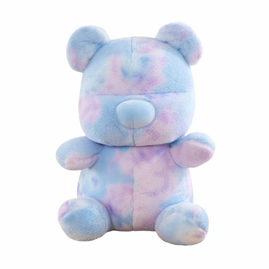 Tie Dye Bears Stuffed Animal Plush Toy Super Soft Cuddly Blue 9in
