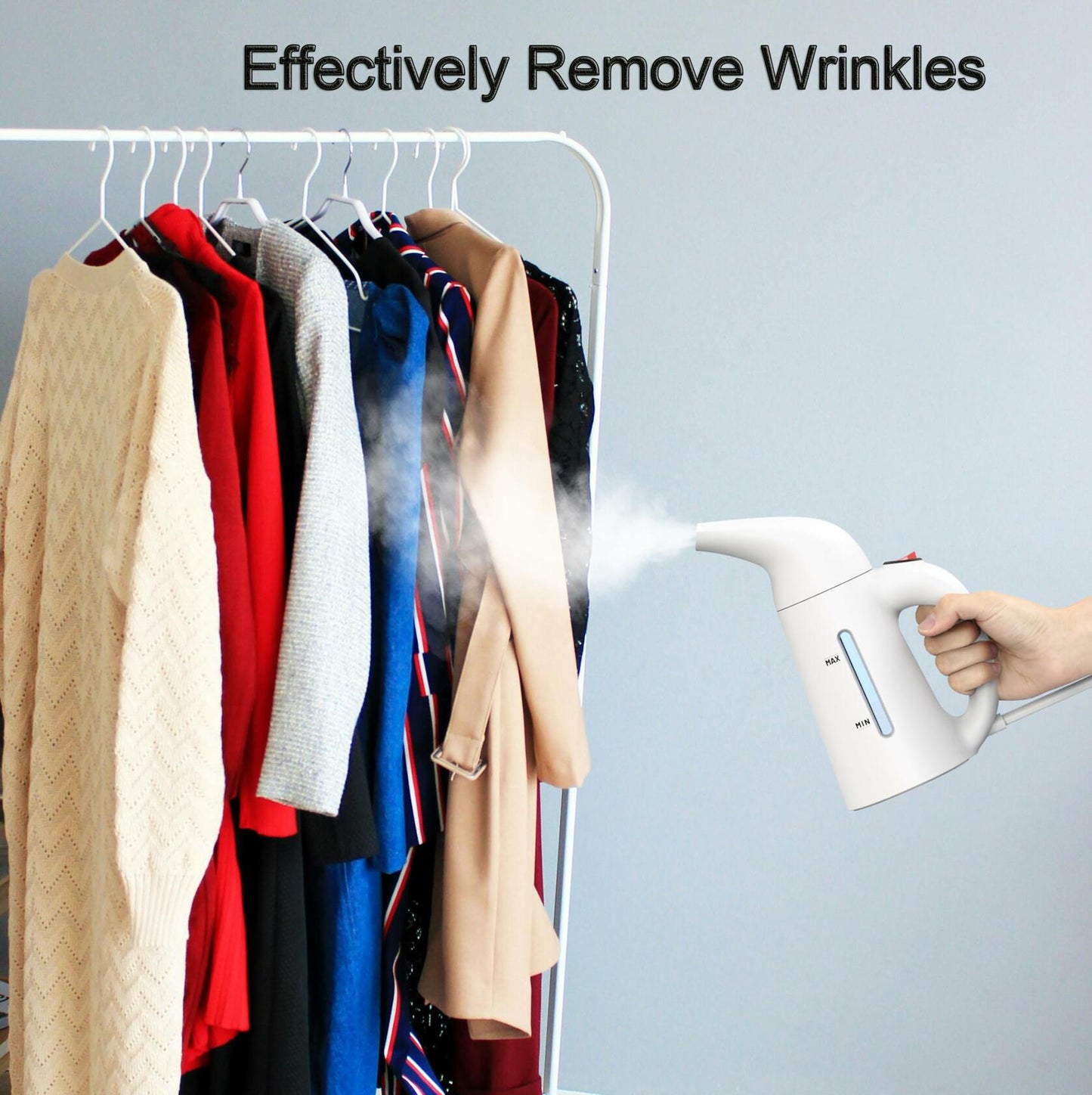 Portable Handheld Clothes Steamer Powerful Wrinkle Remover for Home Travel