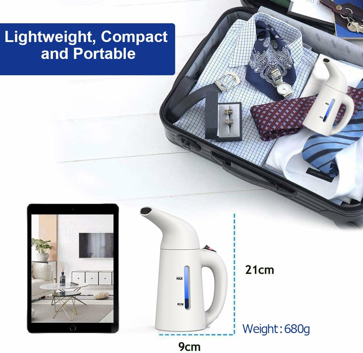 Portable Handheld Clothes Steamer Powerful Wrinkle Remover for Home Travel
