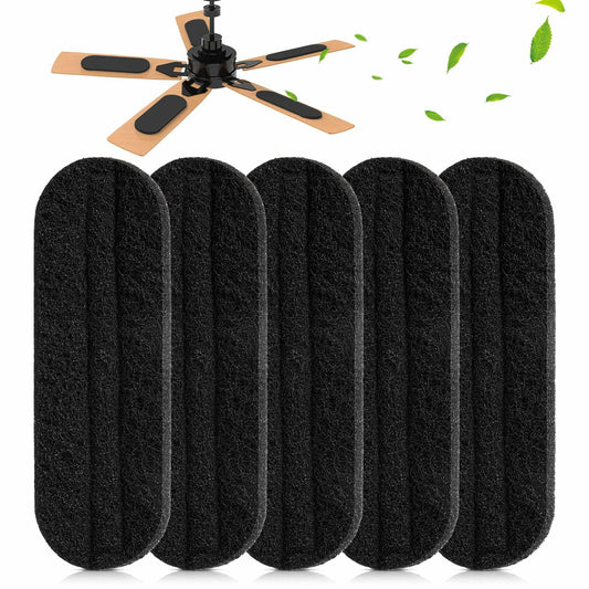 Ceiling Fan Blade Filters 5 Pcs Activated Coconut Shell Carbon Easy Install