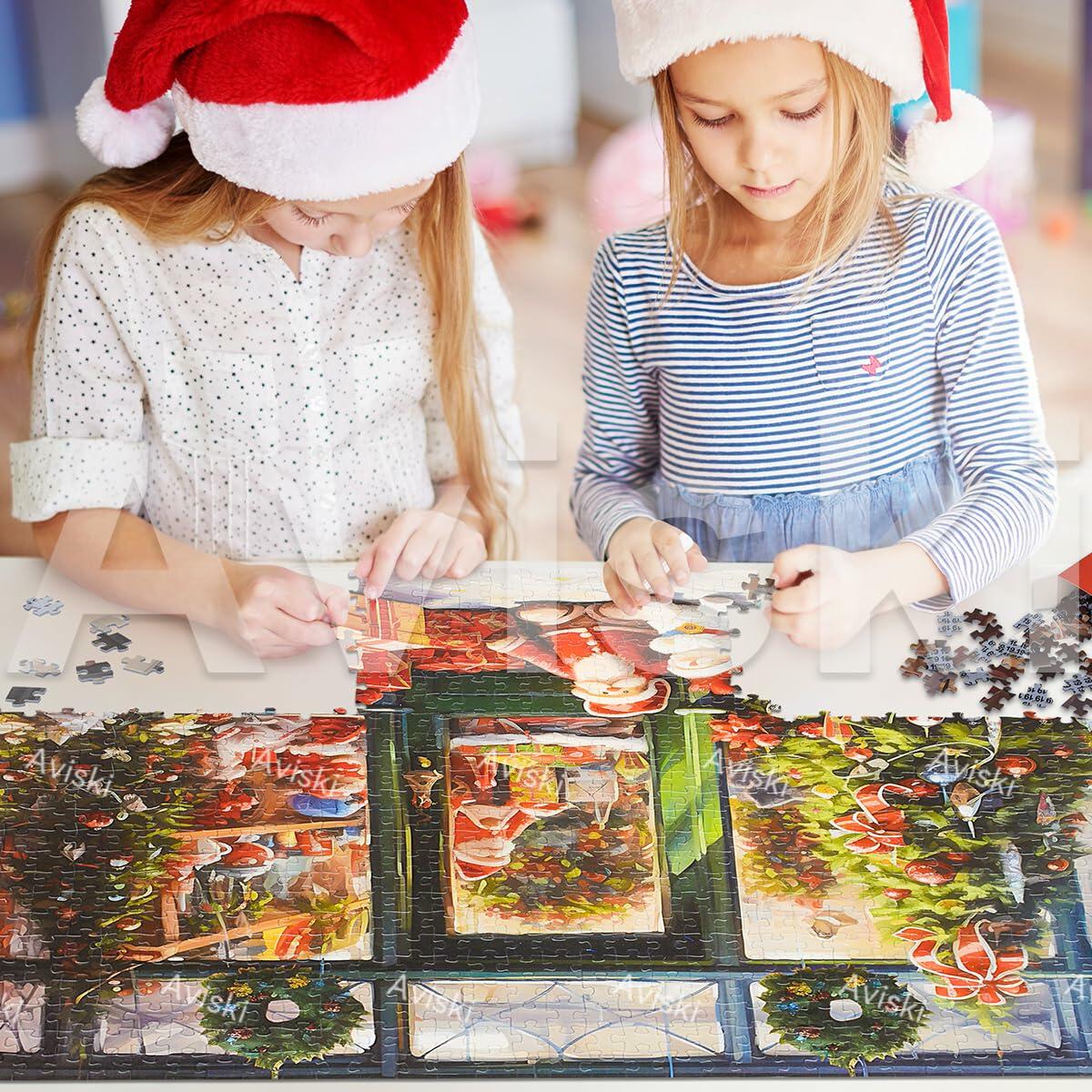 Holiday Shop Christmas Advent Calendar 2025 Jigsaw Puzzle 1000pcs 27.6x19.7in