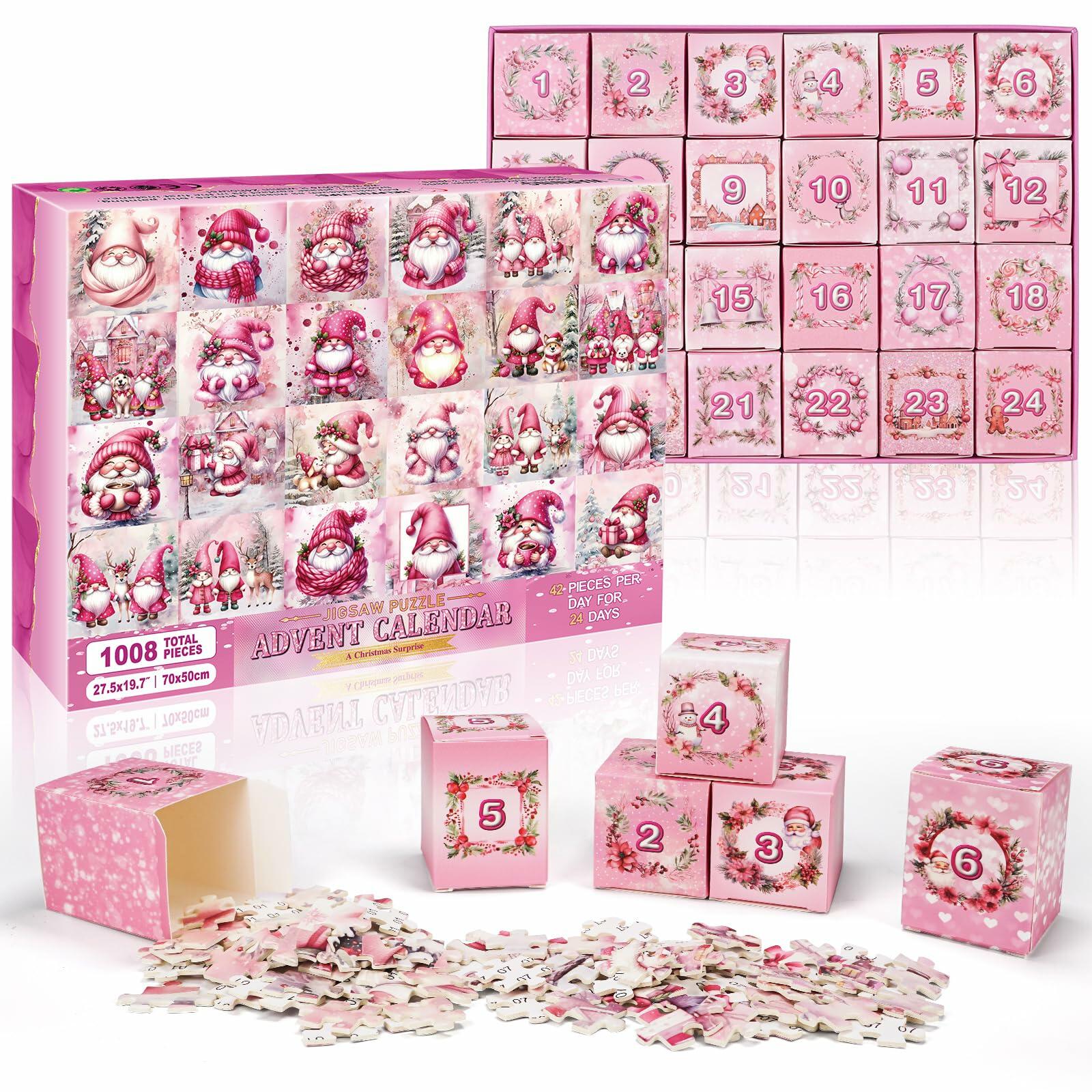 3D Quilling Animal Advent Calendar, 1008 Pieces, 24-Day Countdown