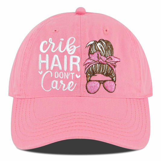 New Mom Hat Mothers Gifts Funny Pink Embroidered Adjustable Cotton Baseball Cap
