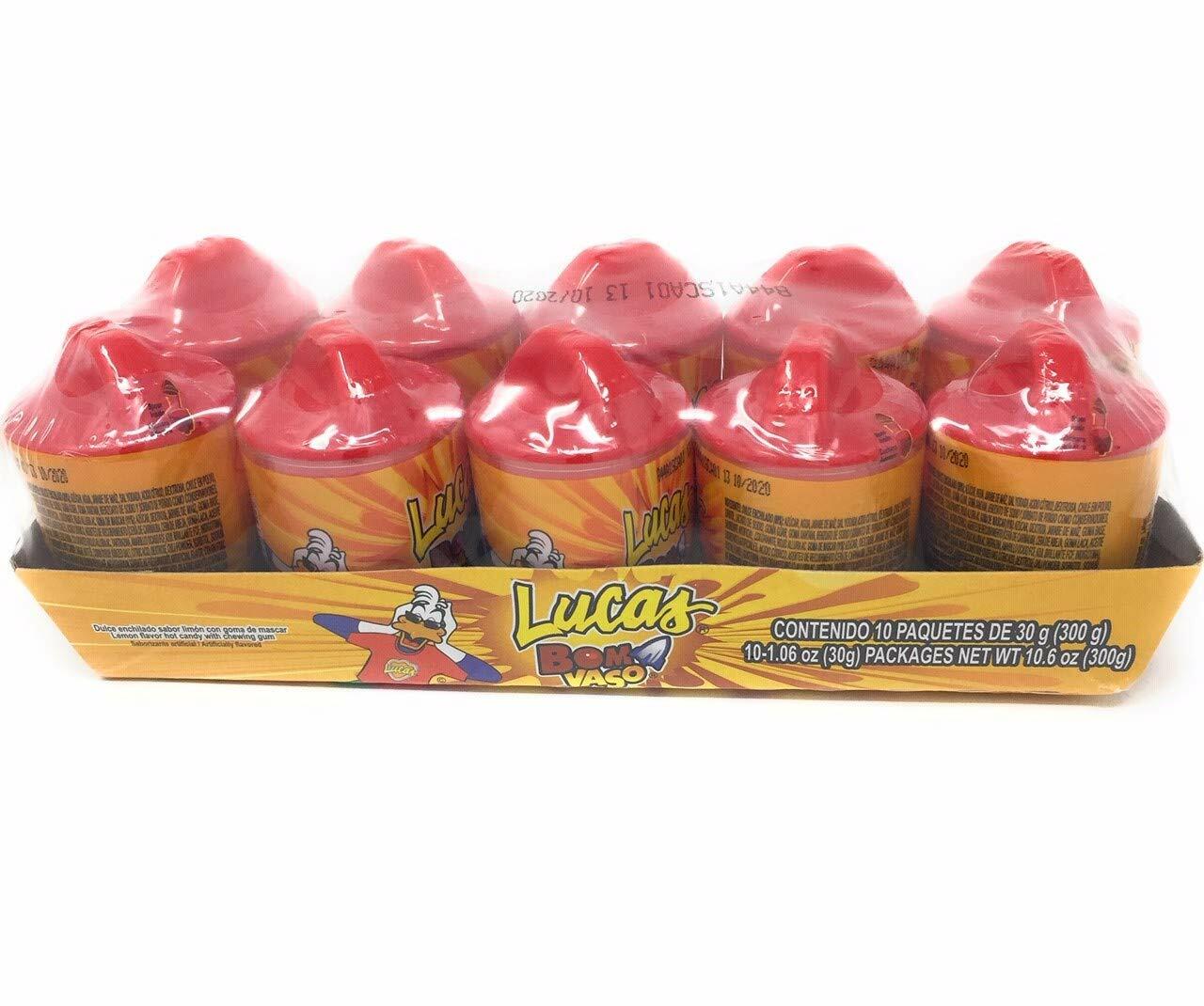 BestBy08/26 Bomvaso Lemon Spicy Soft Candy 10ct 10 Pieces Pack