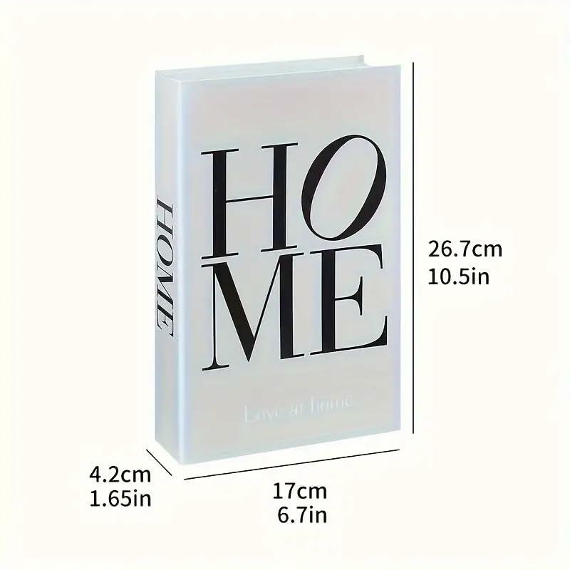 Xydedoing 3Pcs Faux Books Modern Home Decor Simulation Model Props