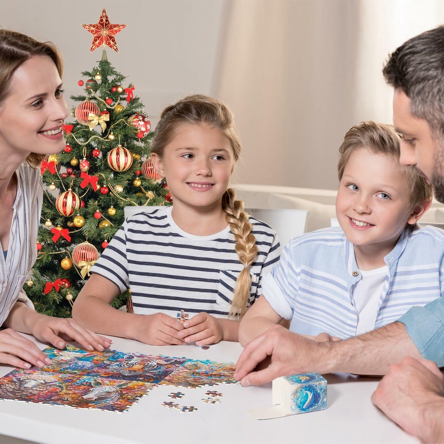 Advent Calendar Puzzle 2024 3D Animal Jigsaw 1008 Pieces Christmas Countdown
