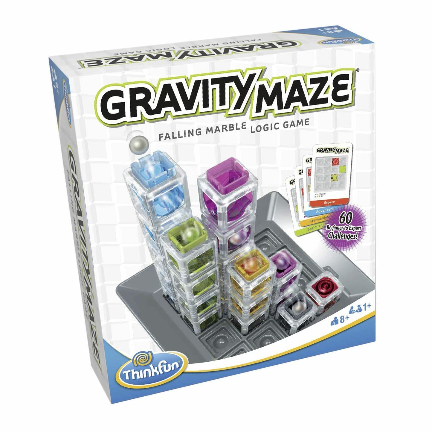 ThinkFun Gravity Maze Marble Run Brain Game and STEM Toy DAMAGED BOX