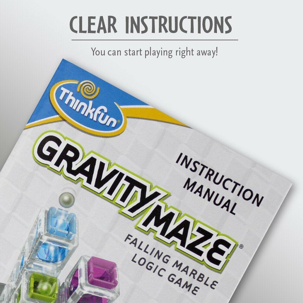 ThinkFun Gravity Maze Marble Run Brain Game and STEM Toy DAMAGED BOX