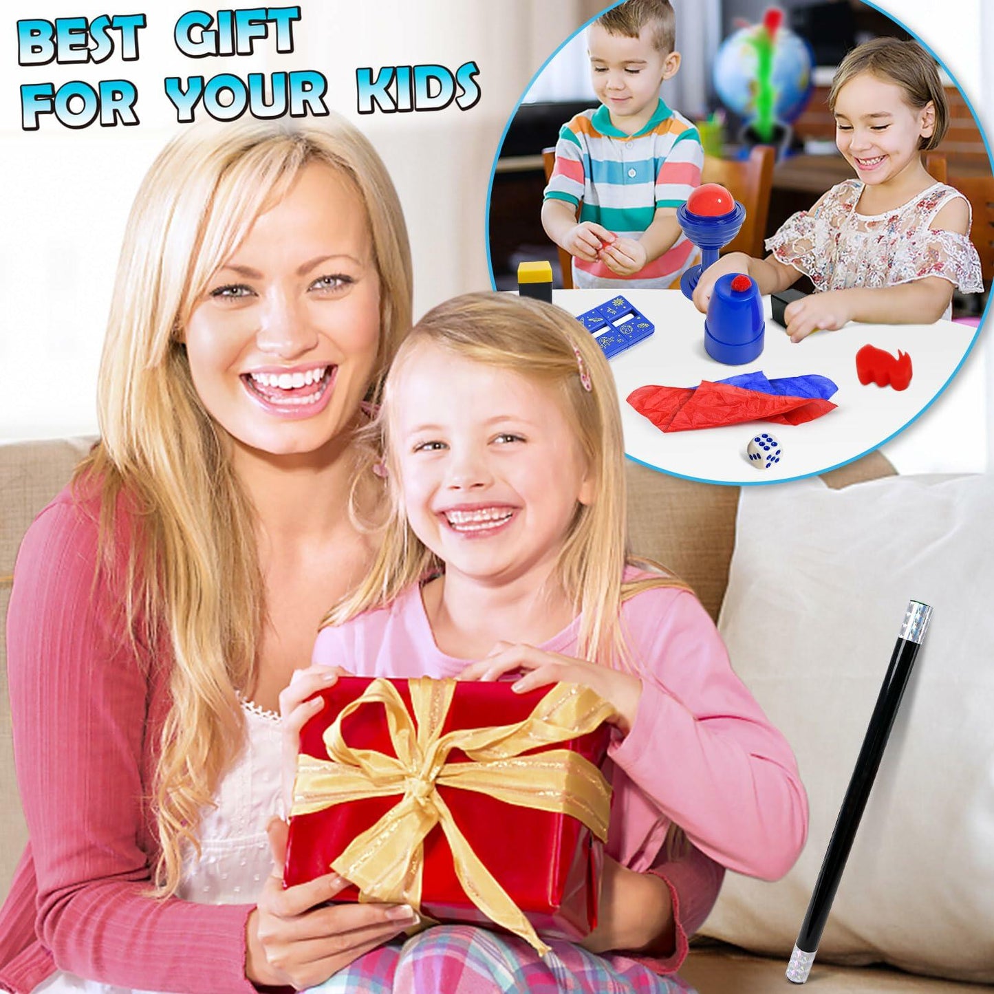 Heyzeibo Magic Set Magic Tricks Kit for Kids Ages 6-12 Beginner Fun Gift