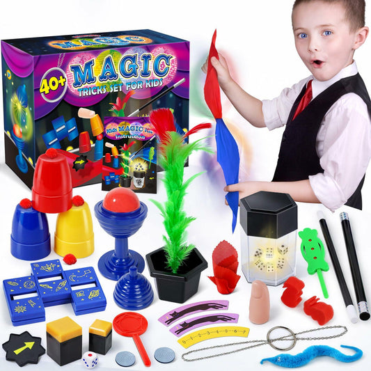 Heyzeibo Magic Set Magic Tricks Kit for Kids Ages 6-12 Beginner Fun Gift