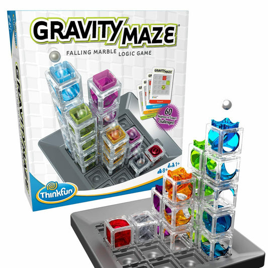 ThinkFun Gravity Maze Marble Run Brain Game and STEM Toy DAMAGED BOX