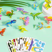 25Pcs Educational 3D Cartoon Puzzle Toys for Kids Birthday Gift