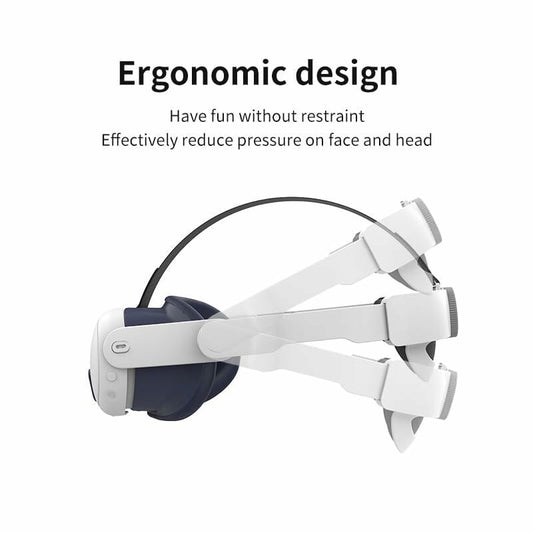 Meta Oculus Quest 3 Elite Adjustable Head Strap VR Comfort Support