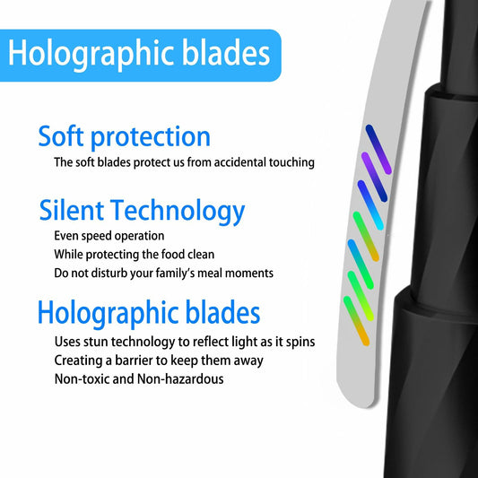EaseHive 4 Pack Portable Battery Powered Fly Table Fans for Outdoor Use