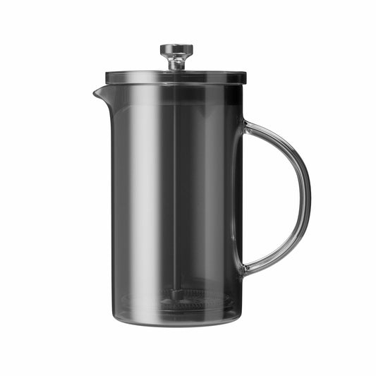 EZZNTIAL French Press Coffee Maker Borosilicate Glass 28oz Black