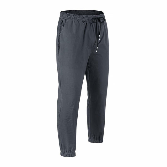 MGYIMOYUGYM Men's Casual Cargo Hiking Joggers Pants Dark Grey Size XXL