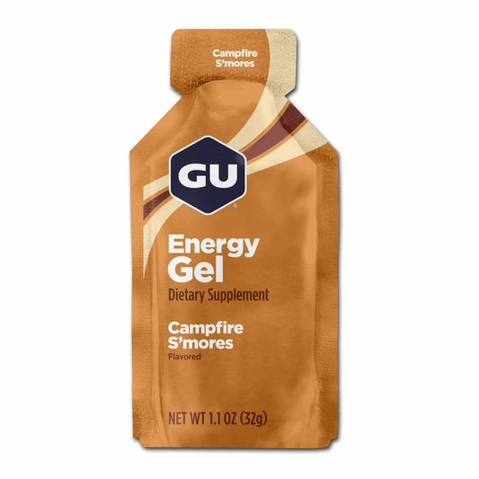 GU Energy Original Sports Nutrition Energy Gel Campfire S'Mores 24-Count