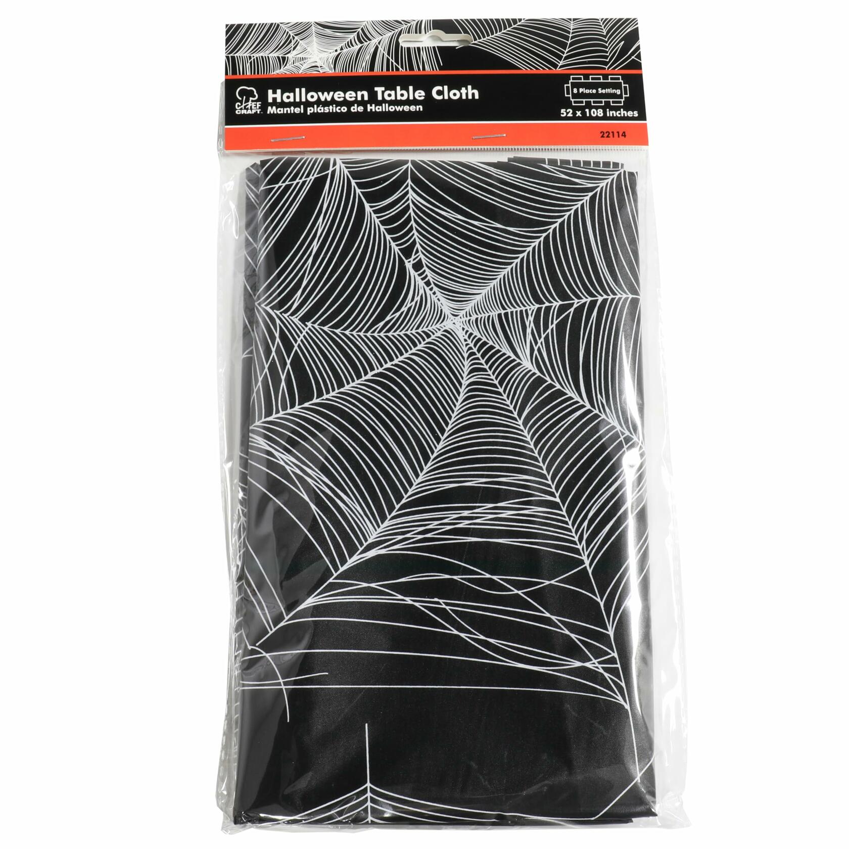 Chef Craft Halloween Table Cloth 52x108 Inches