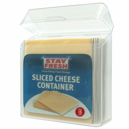 Stay Fresh Cream Cheese Container Clear Plastic BPA Free Dishwasher Safe