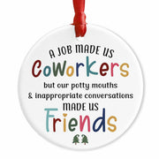 CHOANG Ceramic Christmas Ornament Coworker Gift Office Xmas Tree Decor
