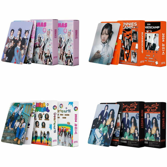 4Pack 220Pcs Bunny Photocards Lomo Cards Kpop Album Merchandise