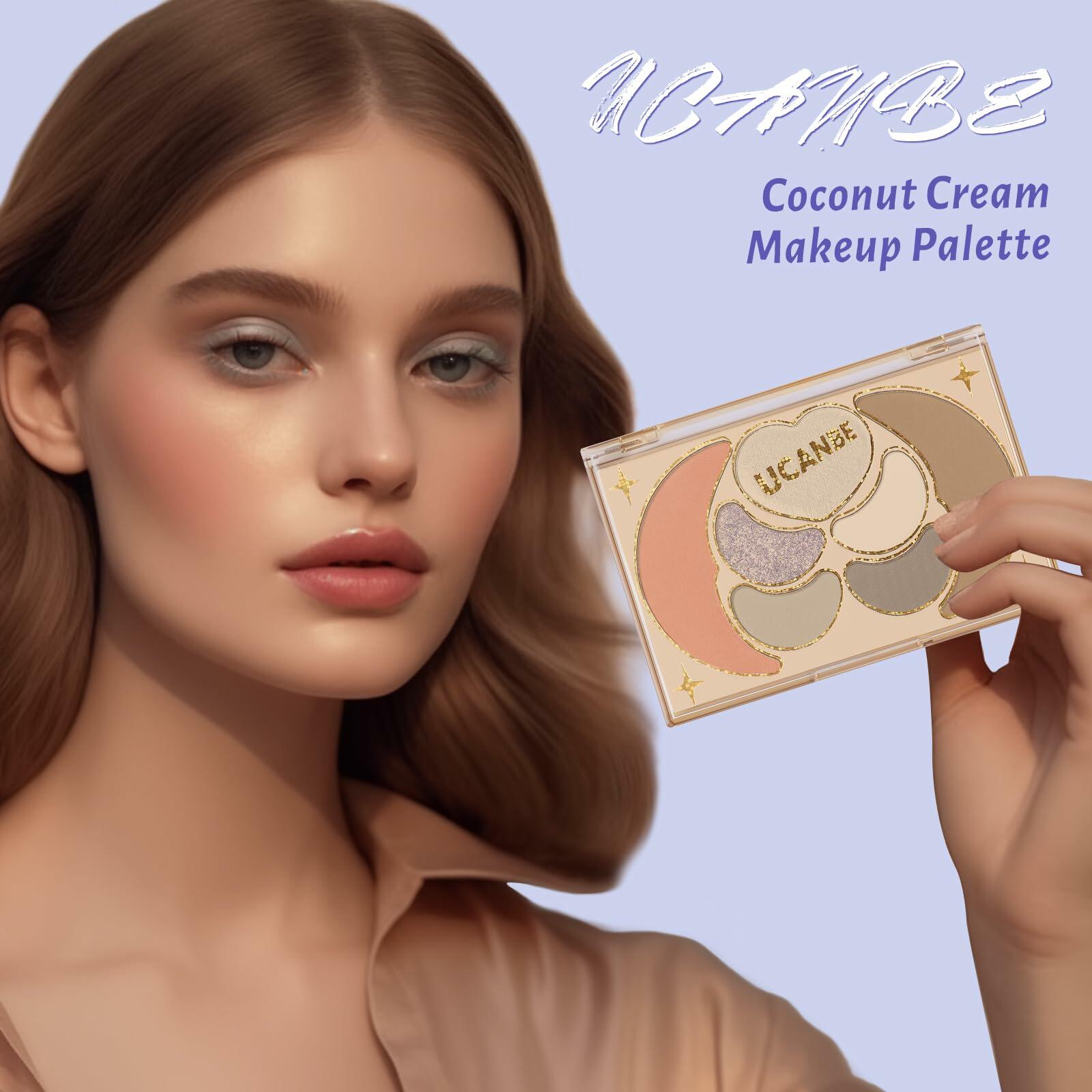 UCANBE All-In-One Makeup Kit 4 Eyeshadows 1 Blush 1 Bronzer 1 Highlighter