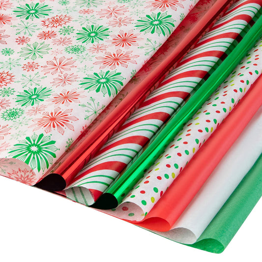 Christmas Tissue Paper for Gift Bags 50 Sheets 20x20 Inch Holiday Wrap