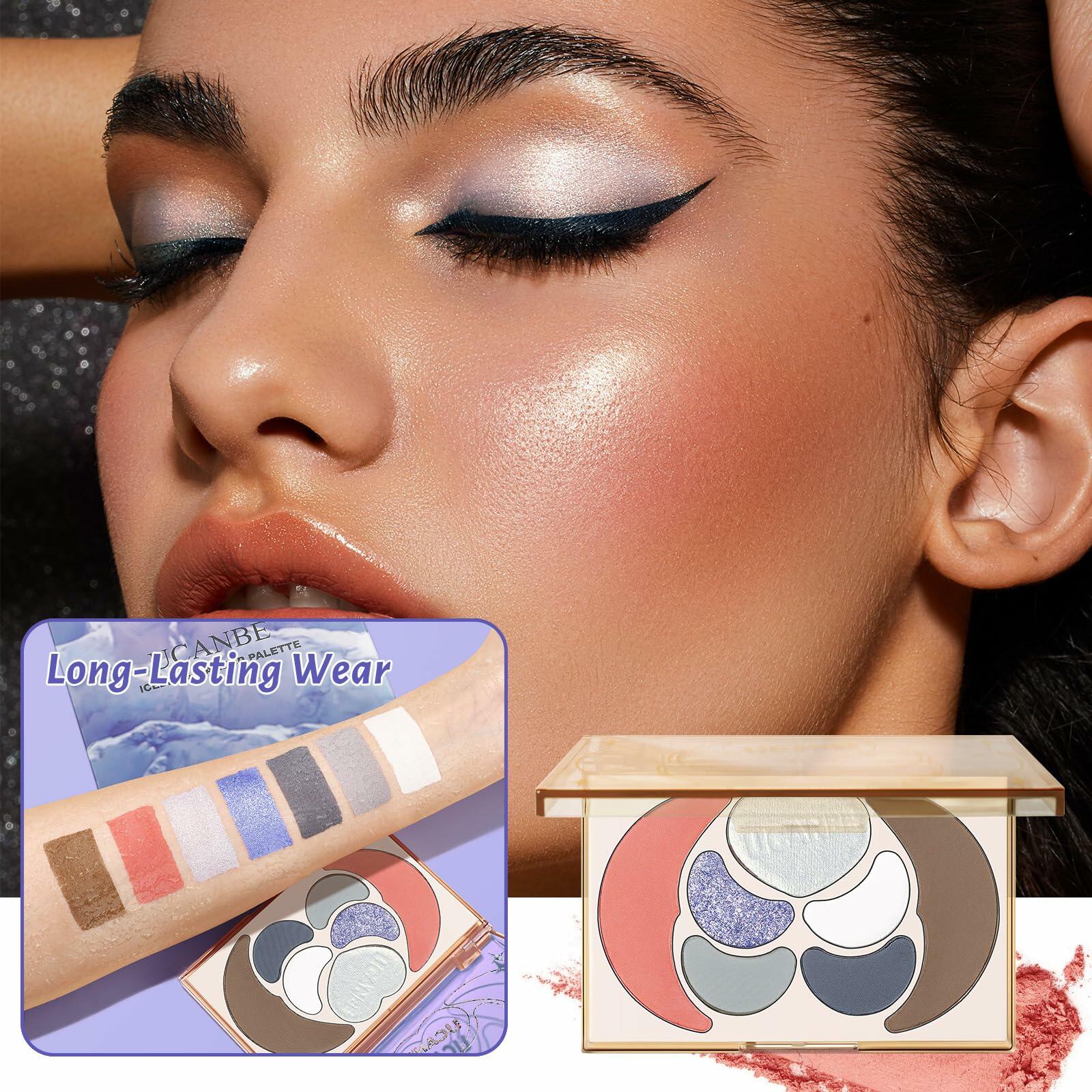 UCANBE All-In-One Makeup Kit 4 Eyeshadows 1 Blush 1 Bronzer 1 Highlighter