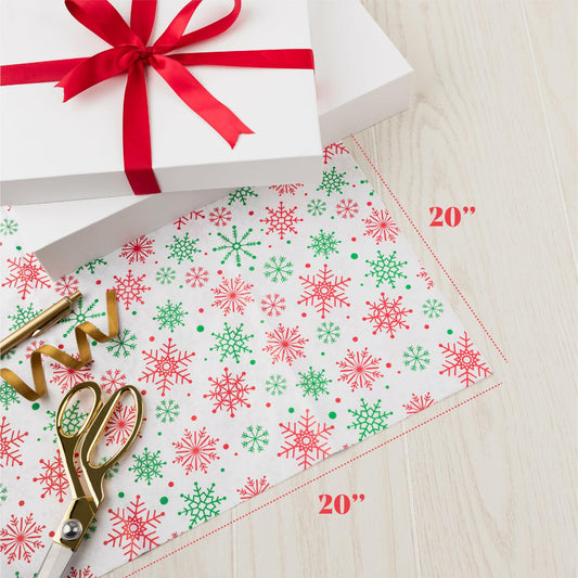 Christmas Tissue Paper for Gift Bags 50 Sheets 20x20 Inch Holiday Wrap