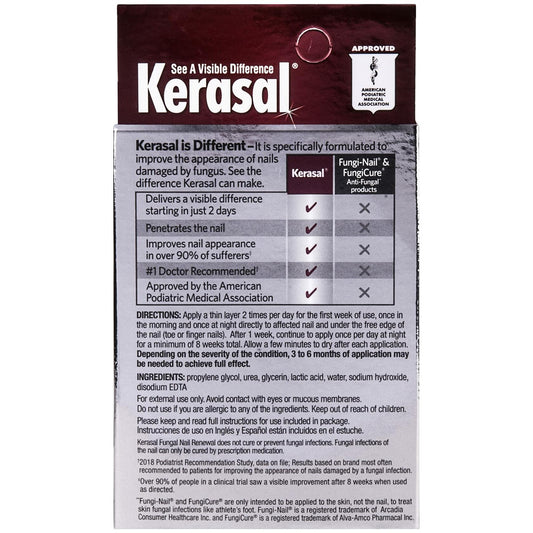 Kerasal Nail Fungal Renewal Treatment 10ml 2 Count