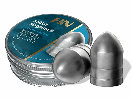 H&N Sport Rabbit Magnum II Air Gun Pellets .22 Cal 200 Count
