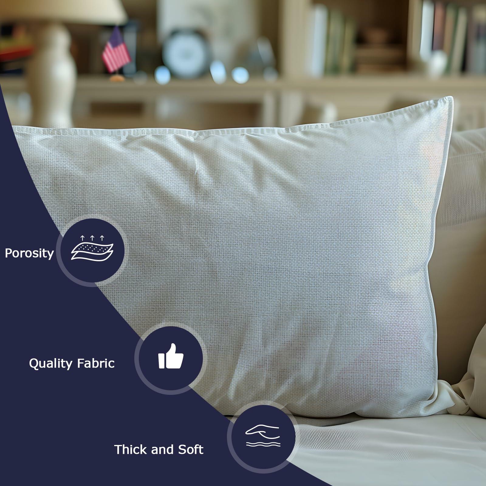 CHANGE MOORE 4th of July Patriotic Throw Pillow Cover 20x12 USA 1pcs