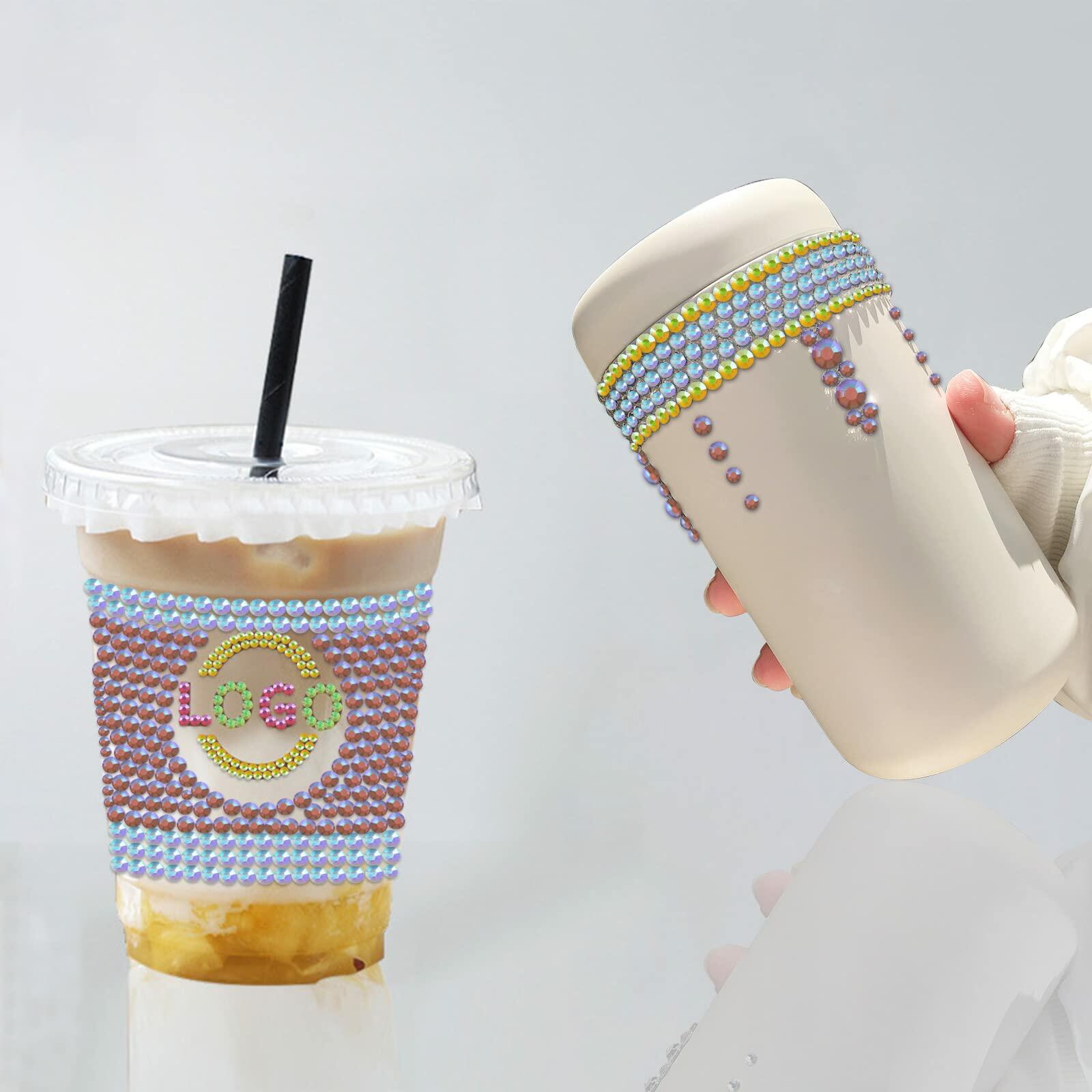 AB Rhinestones 4mm Flatback Jelly & Clear Pink 3000pcs Craft Gems