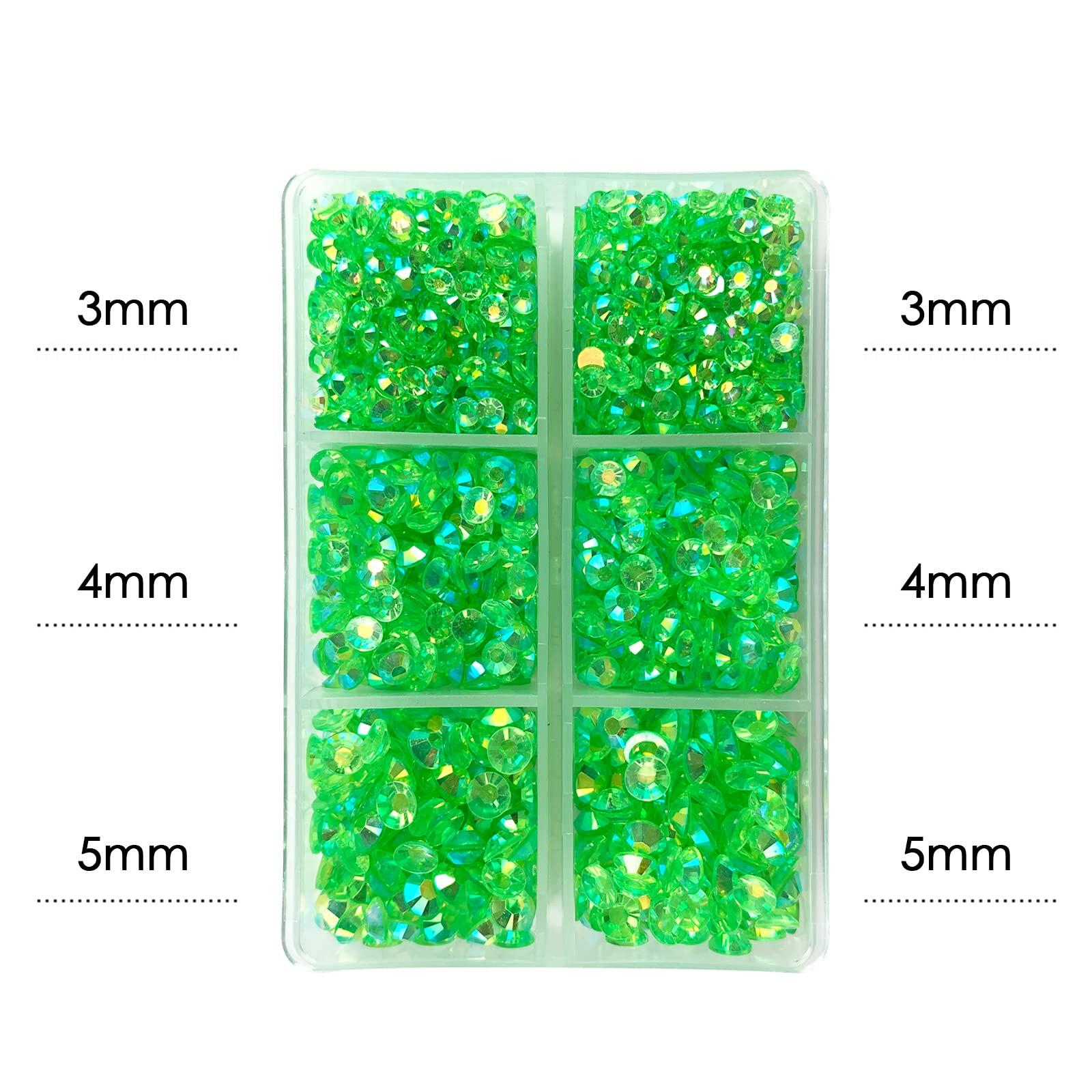 AB Rhinestones 4mm Flatback Jelly & Clear Pink 3000pcs Craft Gems