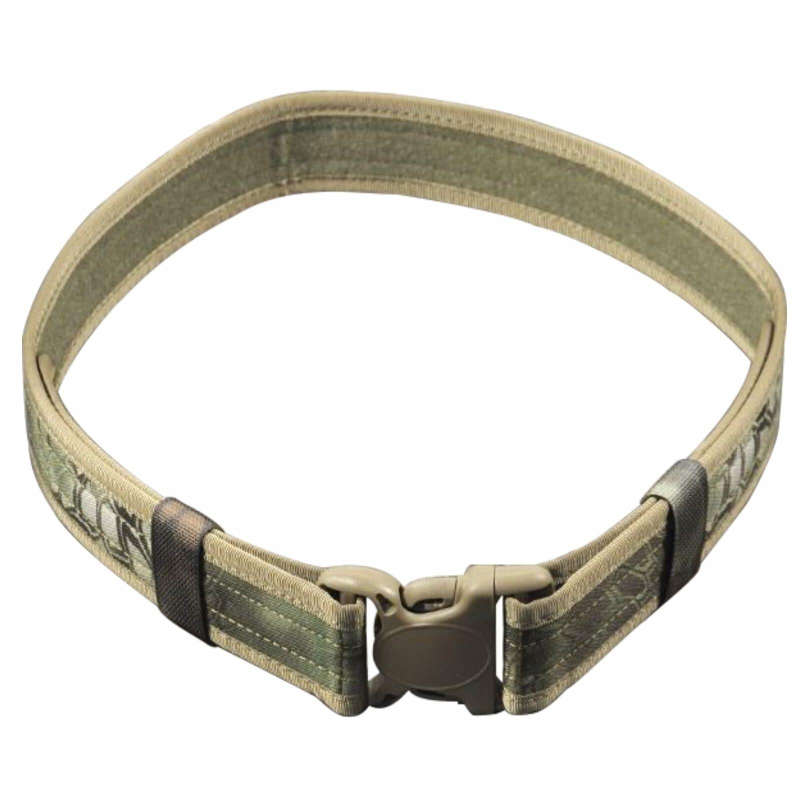 Camo Belt Men Outdoor Sports Quick Release Tactical Pants Belt Python Khaki