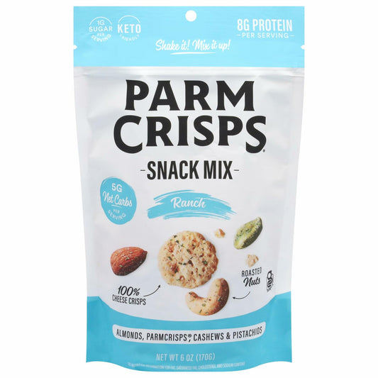 BestBy07/25 ParmCrisps Ranch Cheese Snack Mix 6oz Pack of 3 High Protein