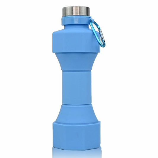 Mitour Collapsible Silicone Water Bottle 22.88oz Lightweight Foldable Leakproof