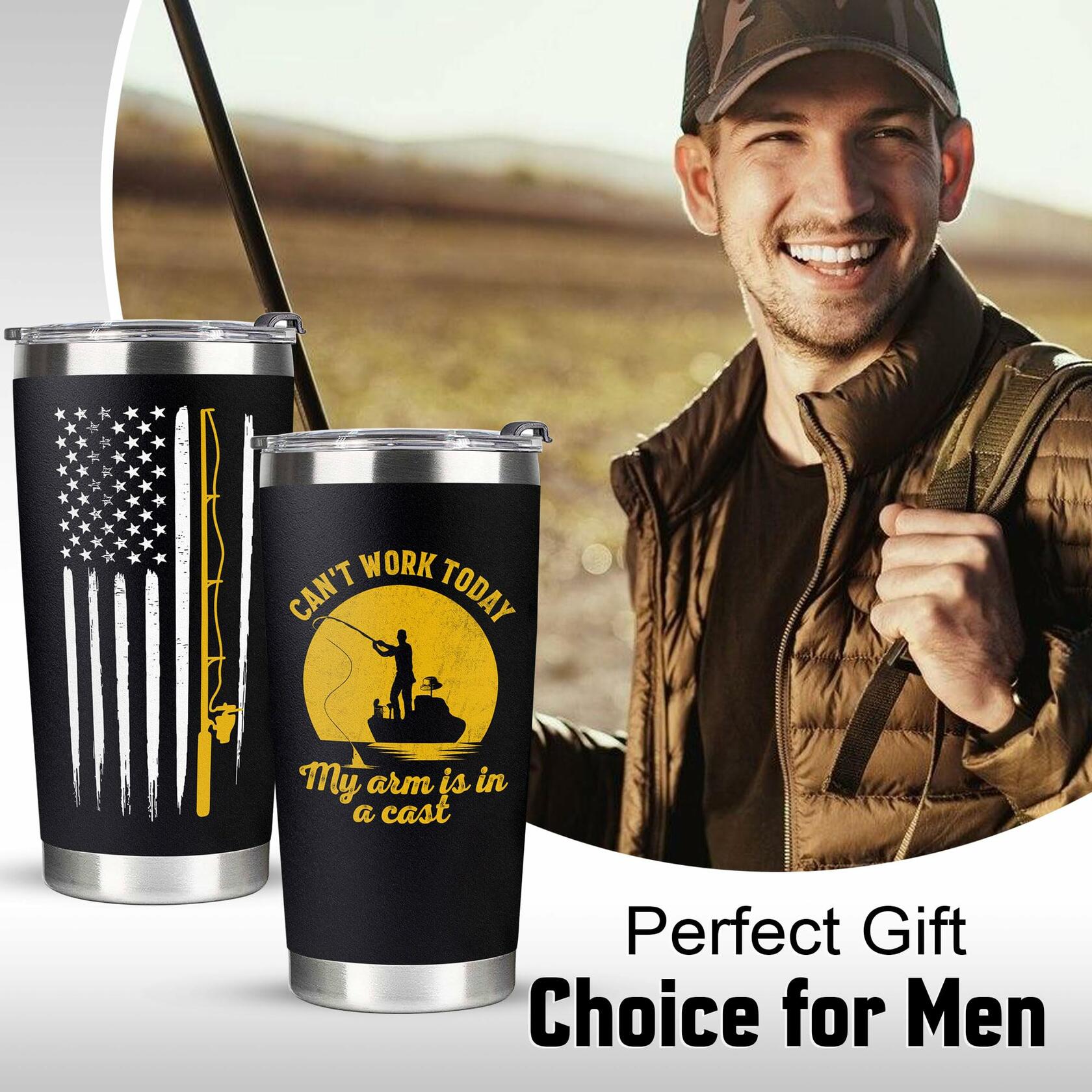 Fathers Day Gifts for Dad from Daughter Son Kids - 20oz Tumbler Cup