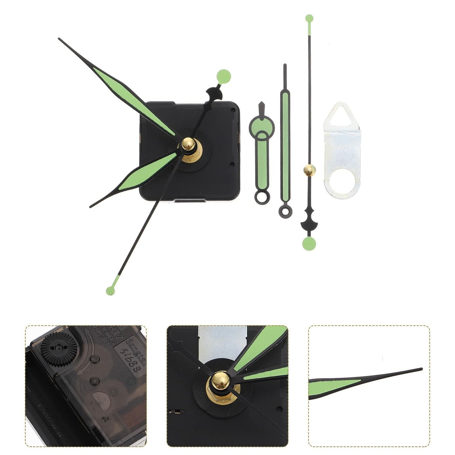 DIY Clock Kit Silent Movement Motor Battery Operated Lightweight Hands Motor