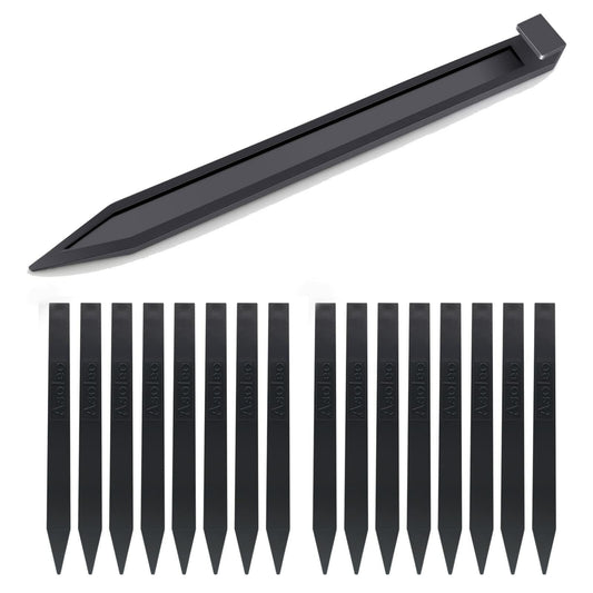 Asoleo Garden Landscape Stakes 10in 60pcs Anchoring Edging Coil Barrier