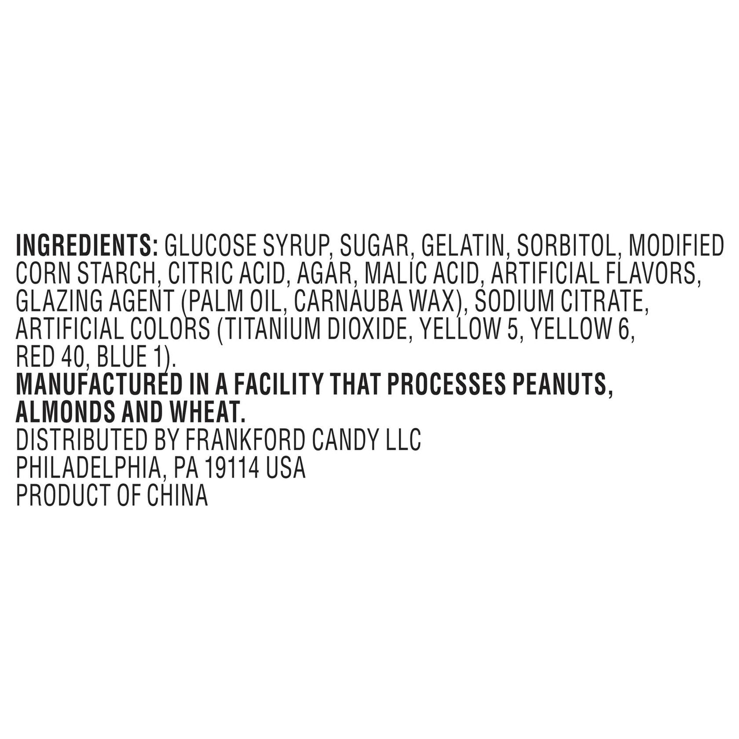 Krabby Patties Gummy Candy Holiday Candy Cane Tube 3 Pack