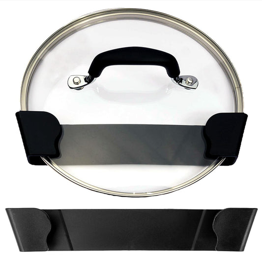 Pot Lid Wall Organizer Clips Stick-On 6" & 9" Sizes Pack of 2